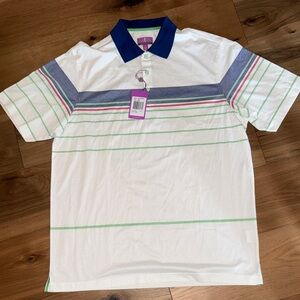 Classic Men's Polo Shirt with Stripes